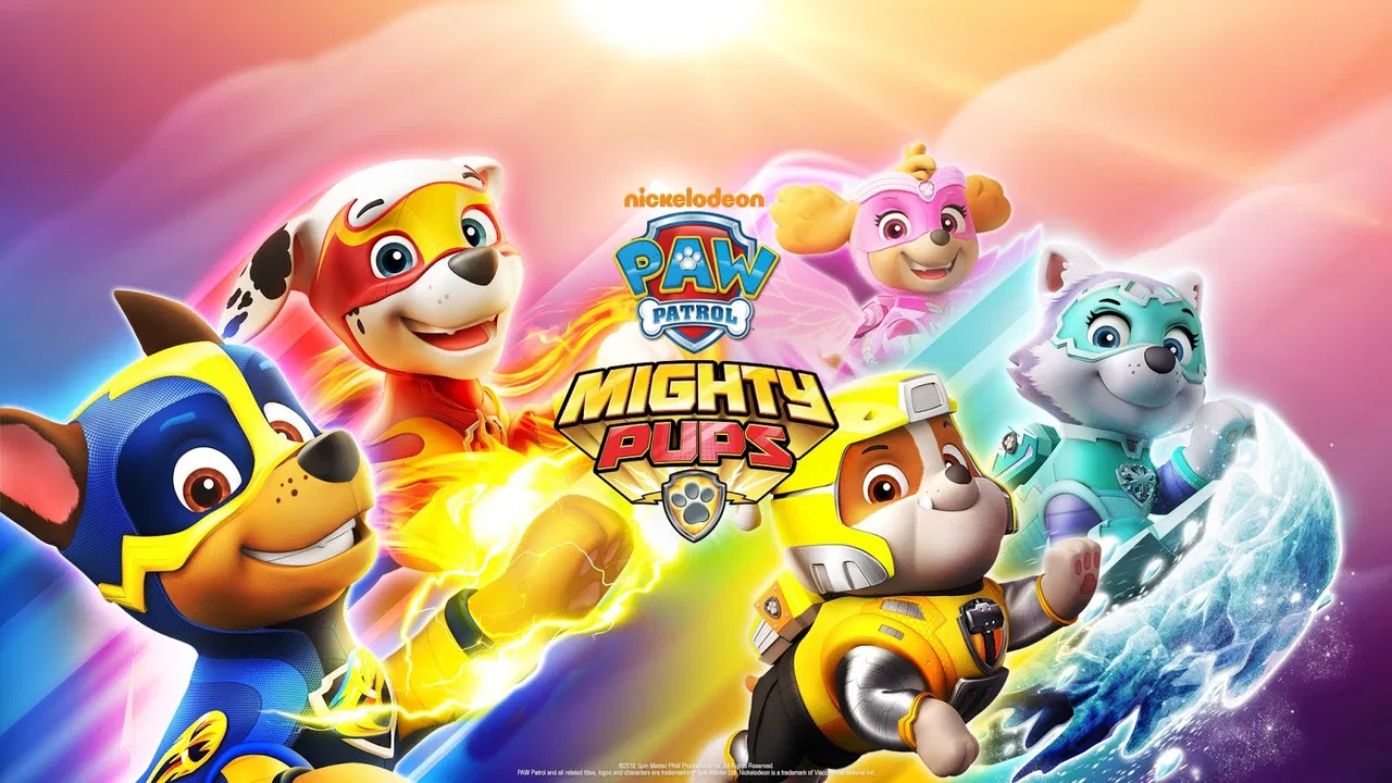 PAW Patrol: Mighty Pups Charged Up backdrop