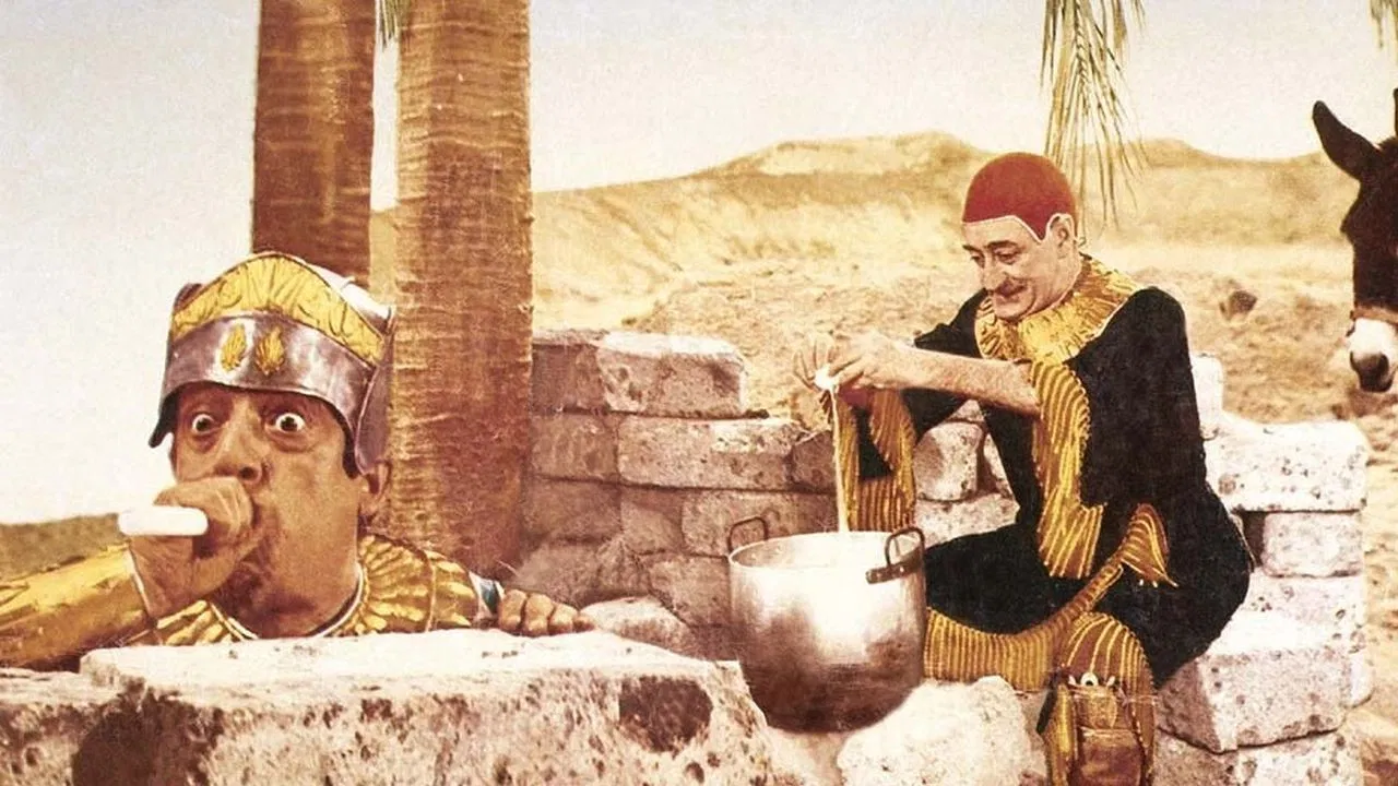 Totò versus Maciste backdrop