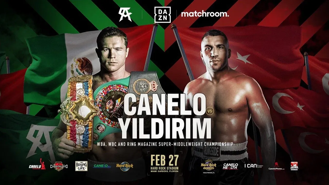 Canelo Alvarez vs. Avni Yildirim backdrop