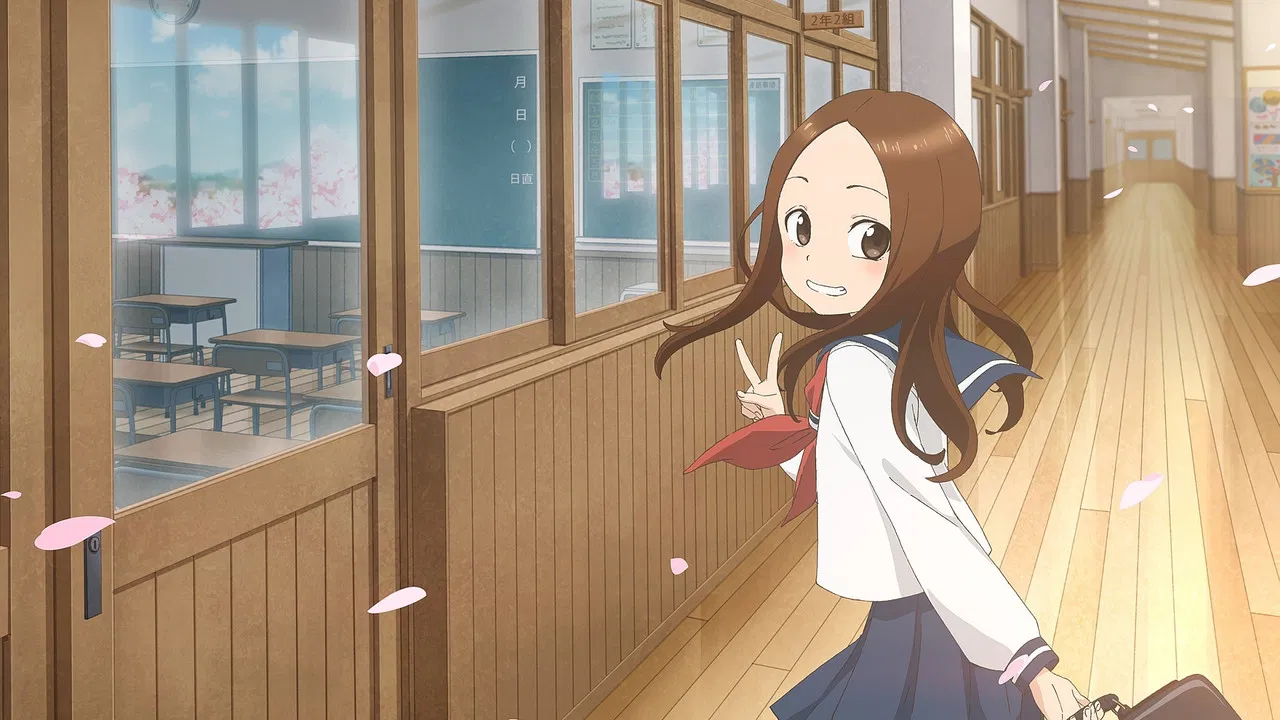 Teasing Master Takagi-san backdrop