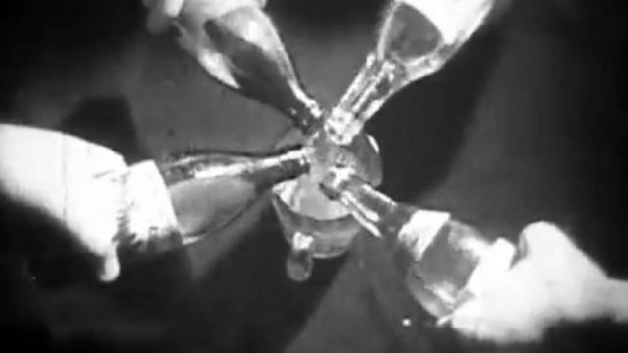 In a Spiral Circle backdrop