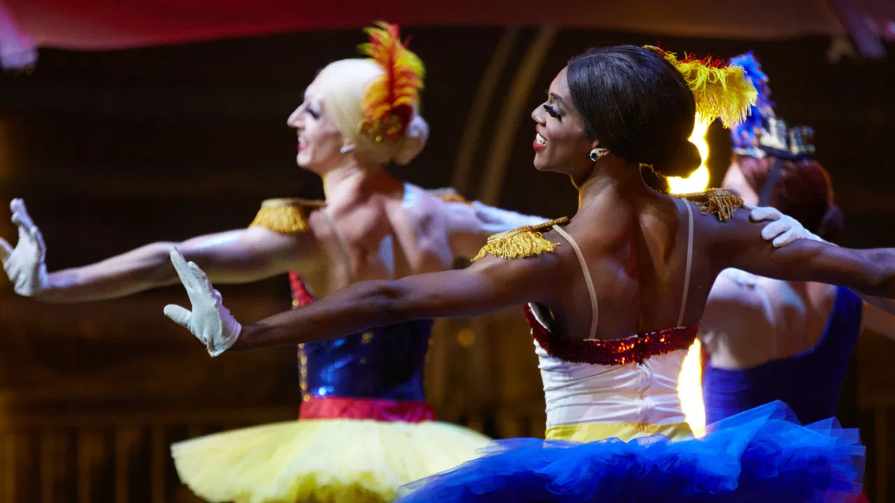 Ballerina Boys backdrop