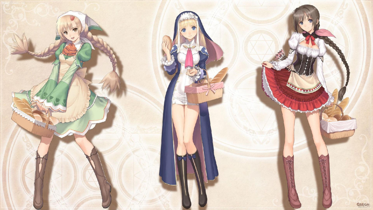 Shining Hearts backdrop