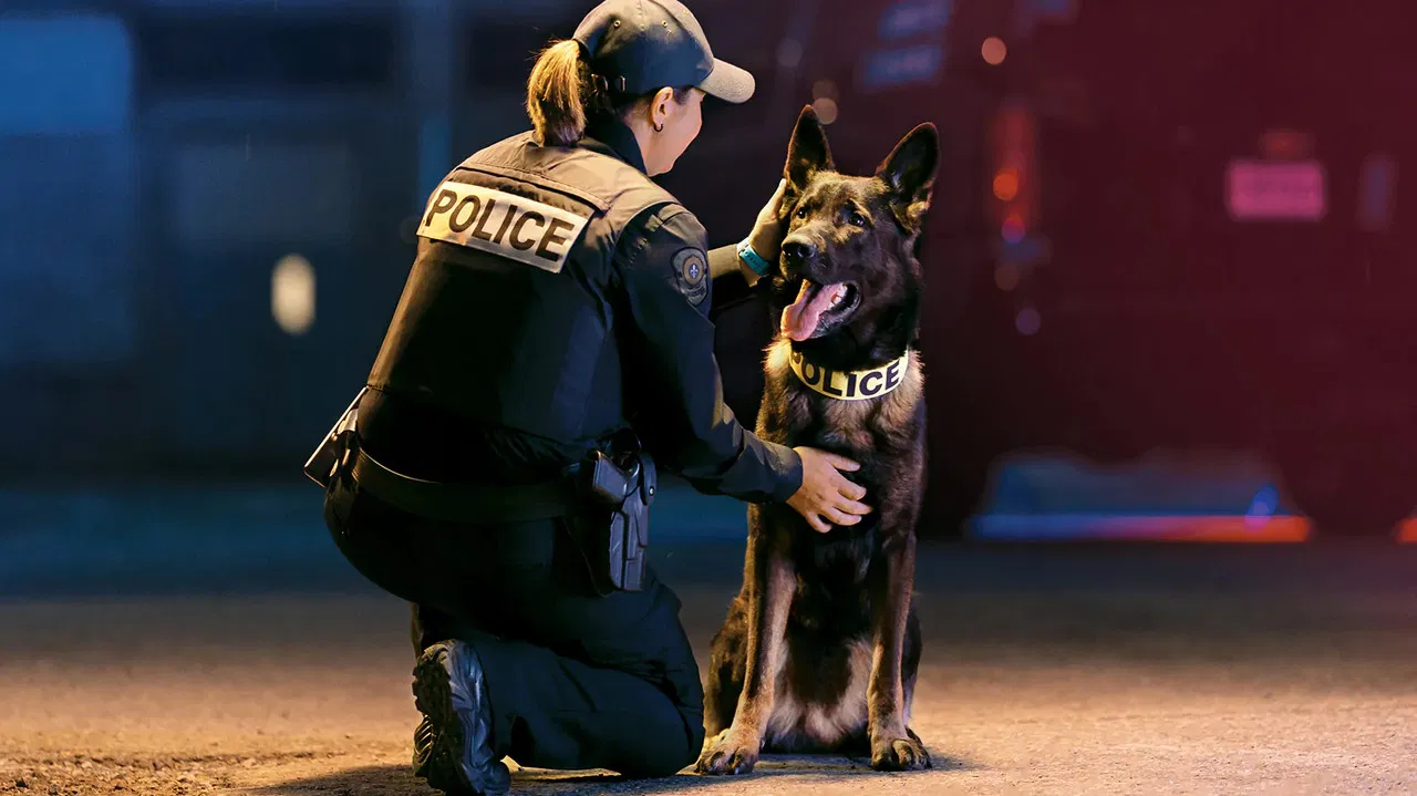 Unité canine backdrop