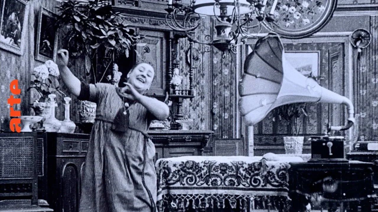 Rosalie and Her Phonograph backdrop