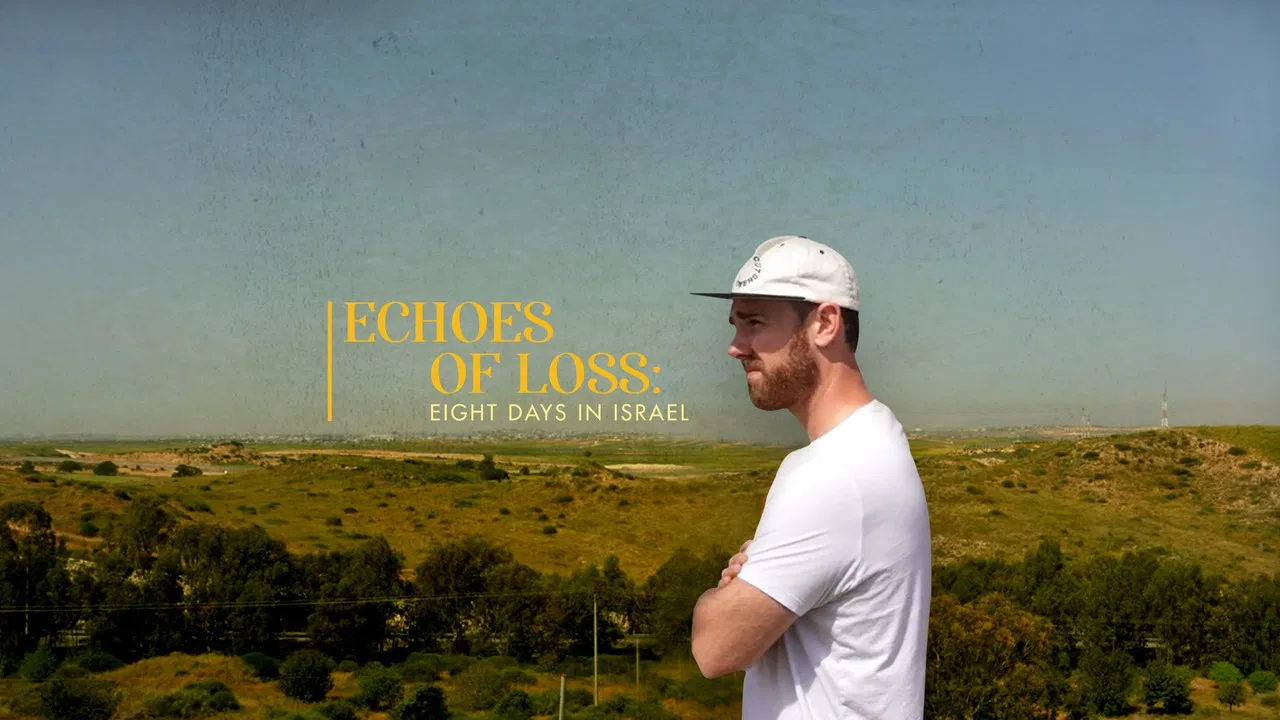 Echoes of Loss: Eight Days in Israel backdrop