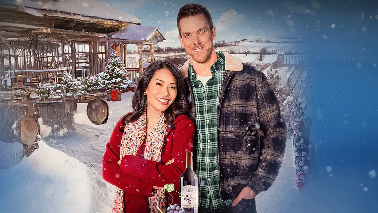 A Vineyard Christmas backdrop