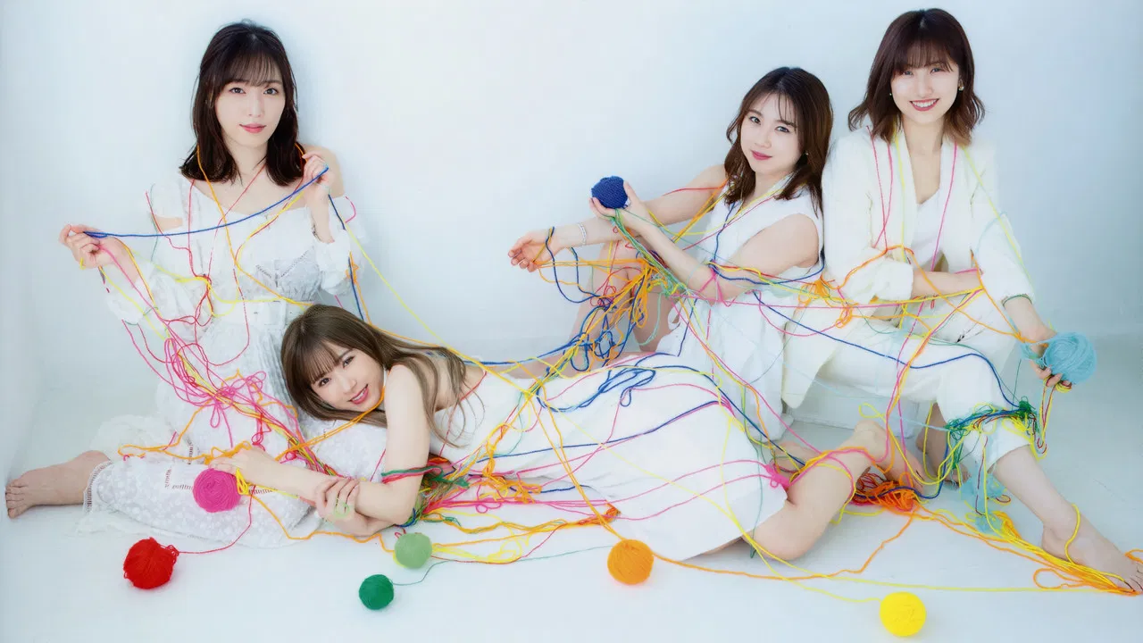 Morning Musume. 9・10ki 10th Anniversary BOOK backdrop