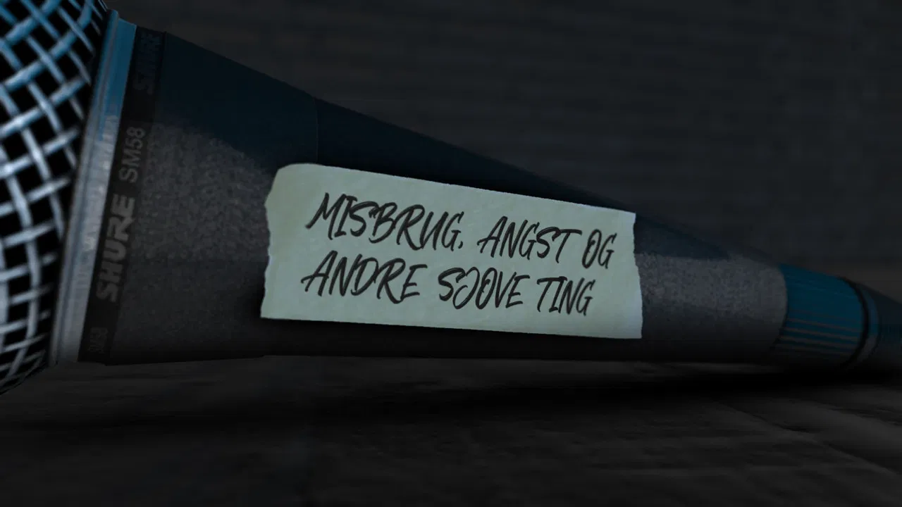 Misbrug, angst og andre sjove ting backdrop