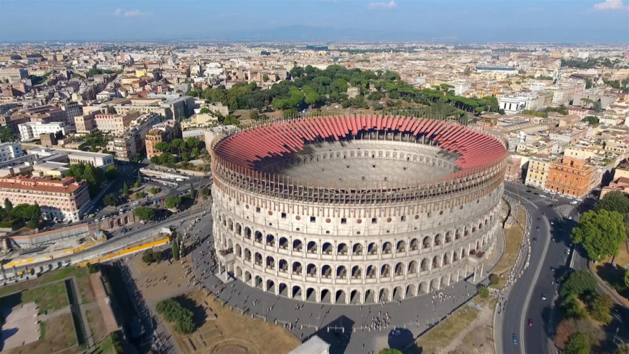 Le génie romain backdrop