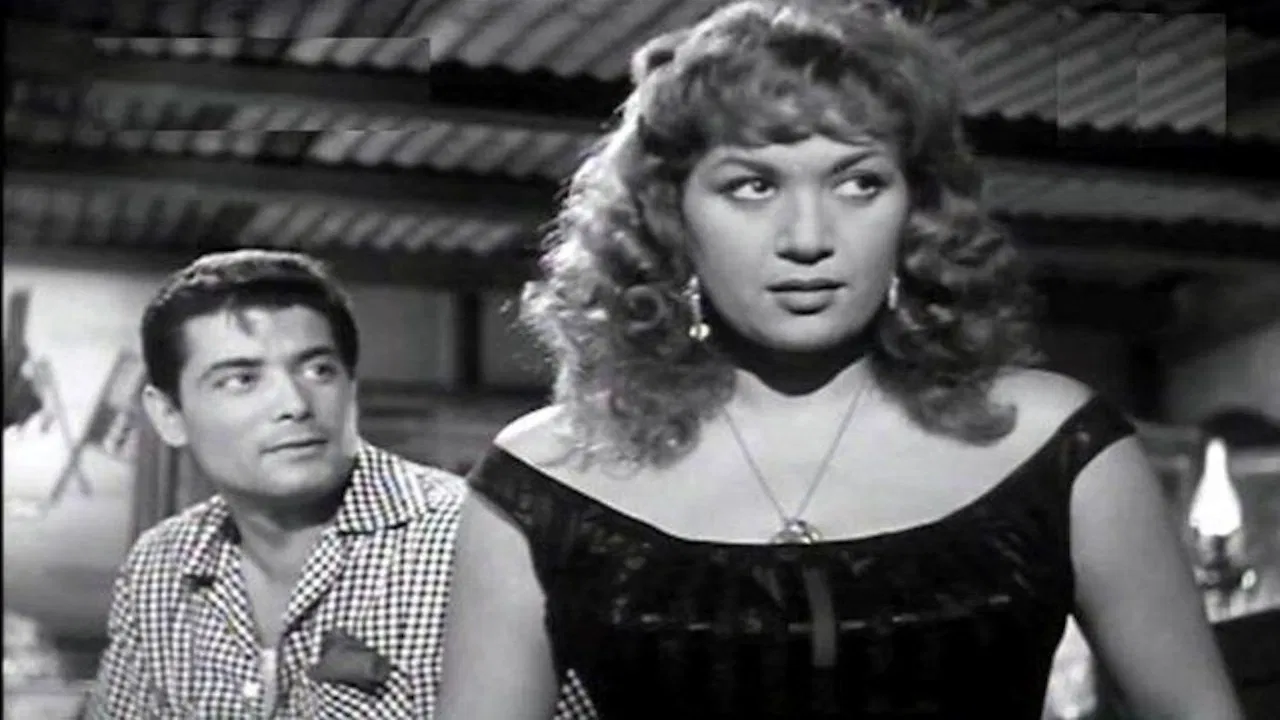 A woman on the Road backdrop