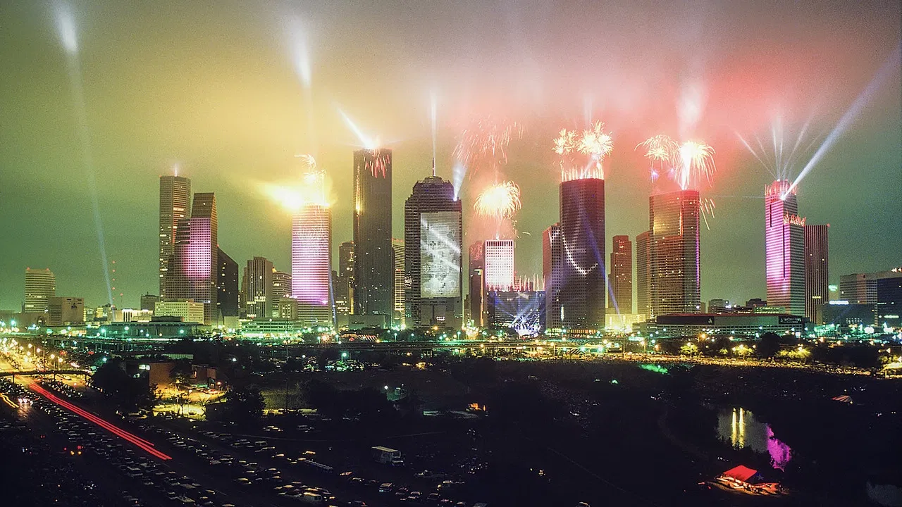 Jean-Michel Jarre - Rendez-Vous Houston, A City In Concert backdrop