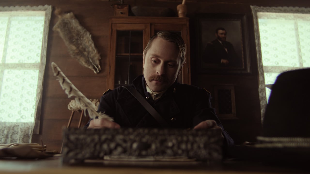 Outriding the Devil backdrop