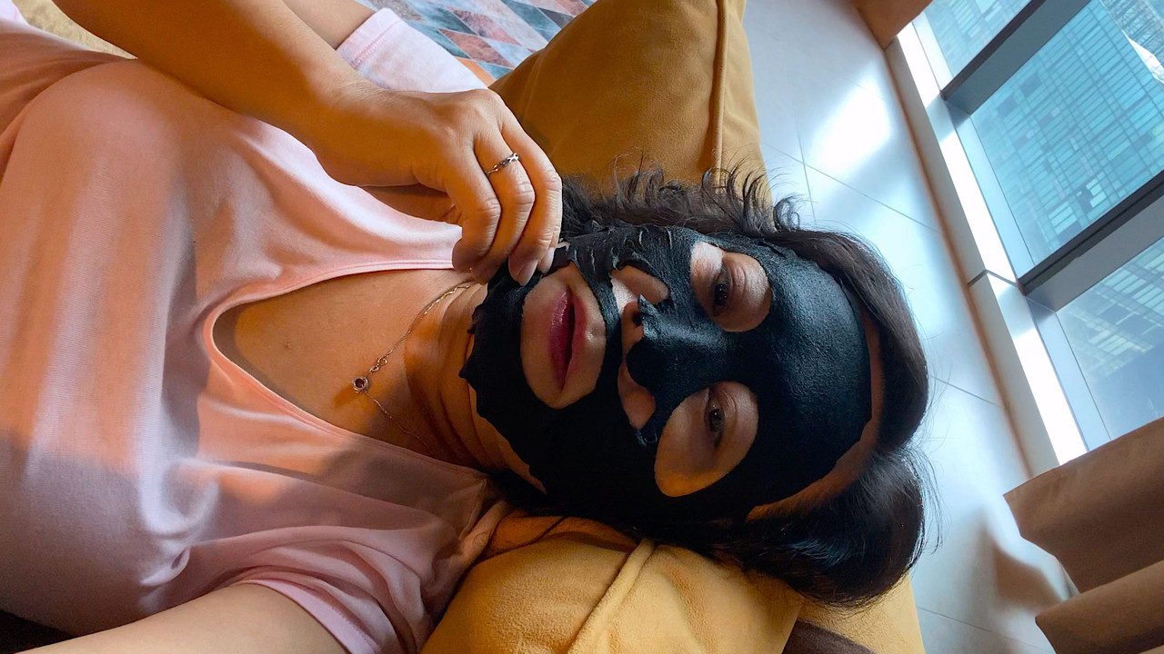 Phone Call Man Woman backdrop