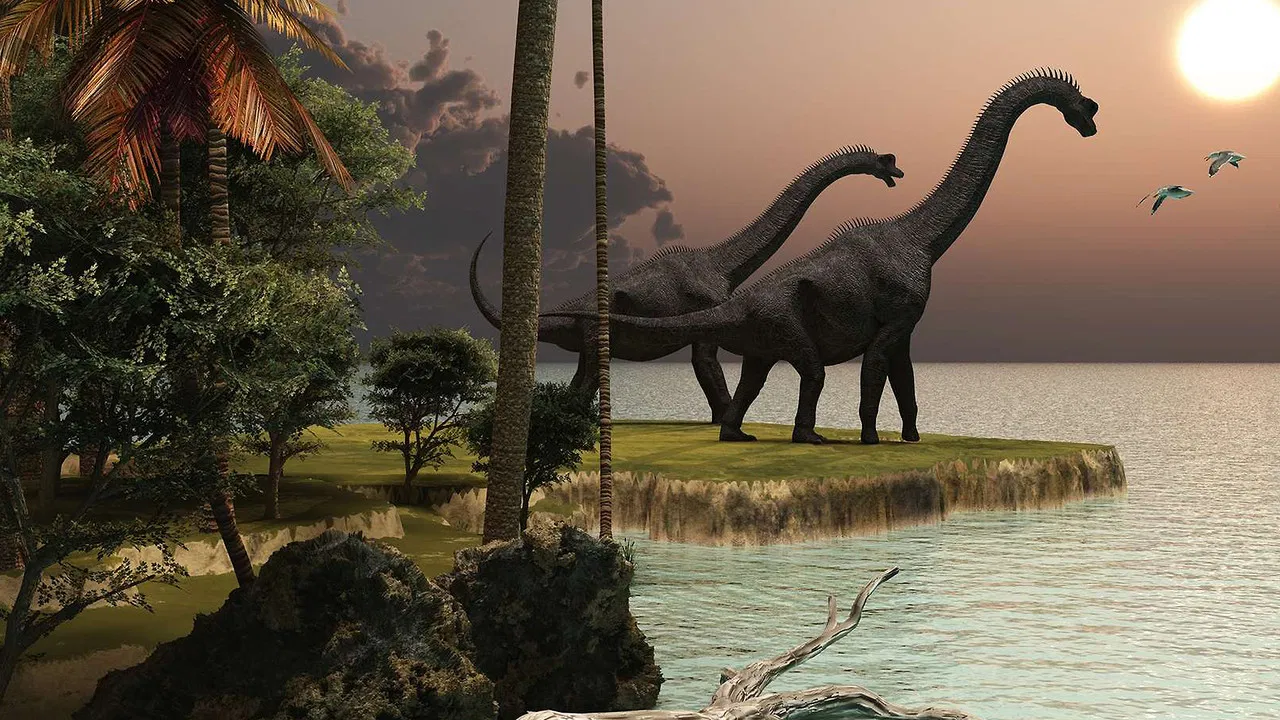 La vie des dinosaures backdrop