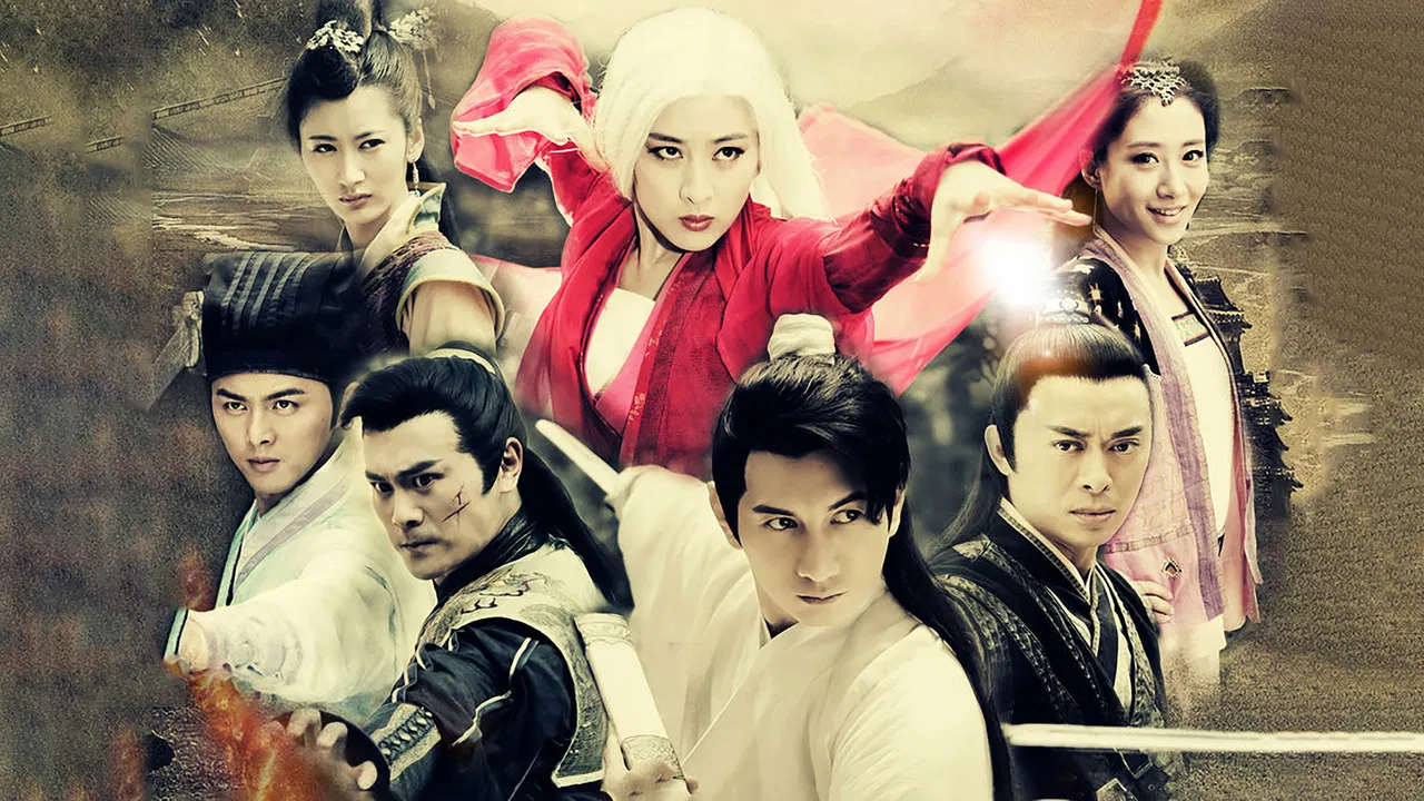 The Bride with White Hair backdrop