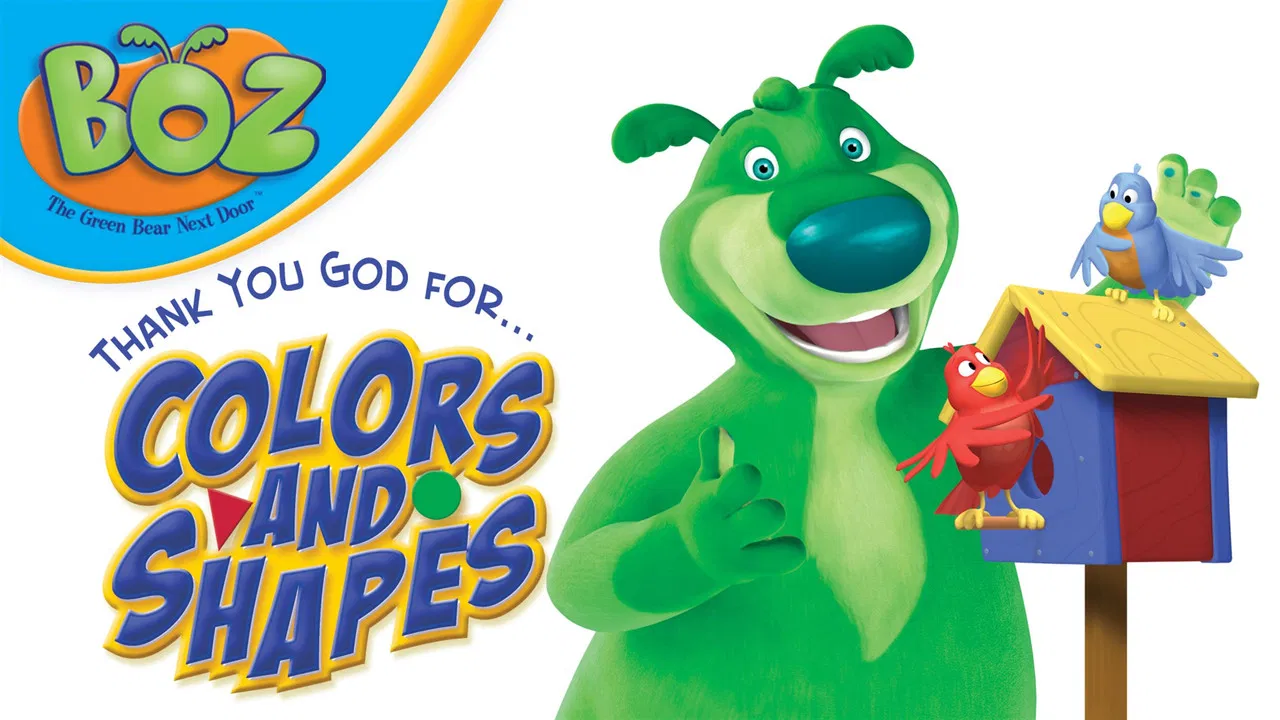 Boz: Thank You God for Colors and Shapes backdrop
