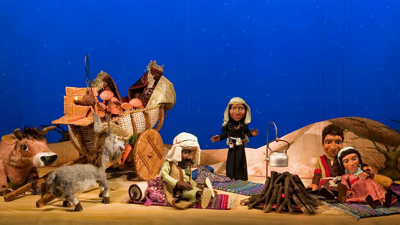 The Story of Christmas backdrop