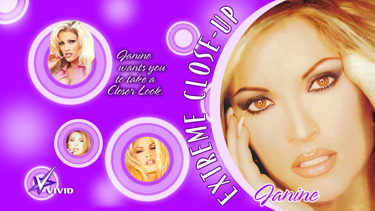 Extreme Close-Up: Janine backdrop