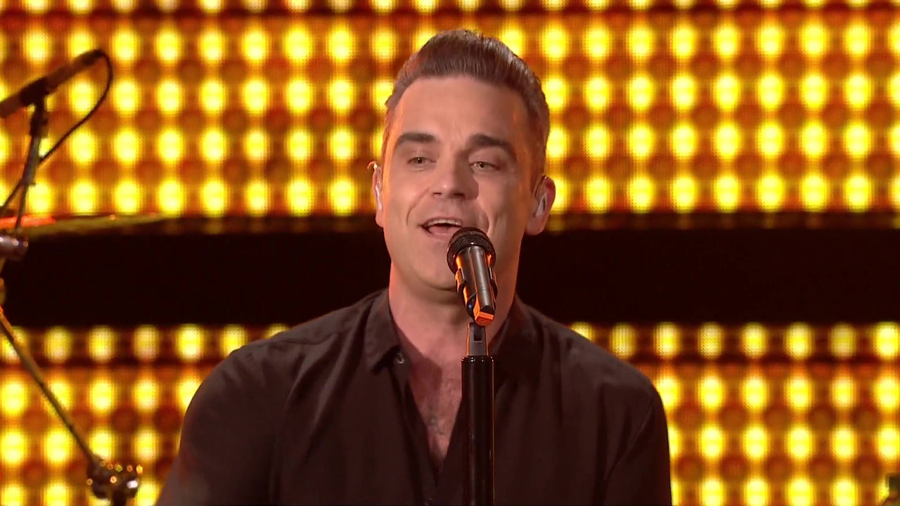Robbie Williams Rocks Big Ben Live backdrop
