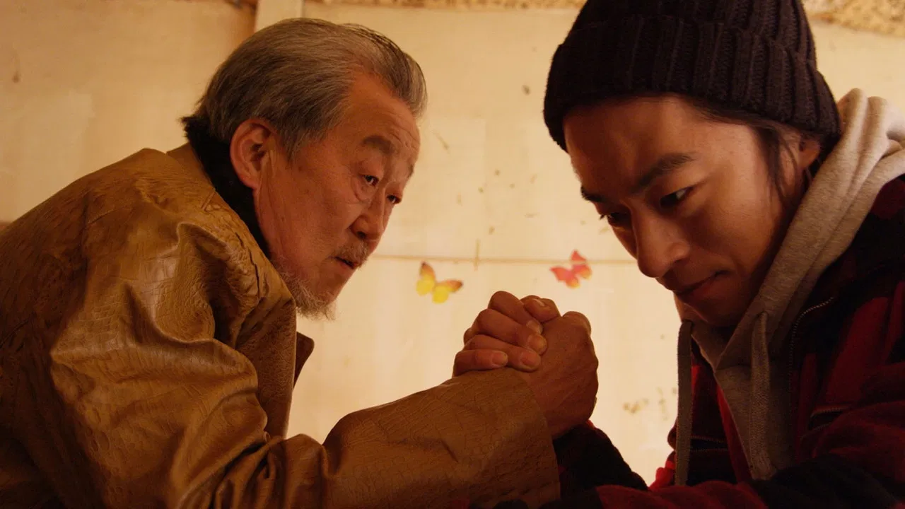 Beaten Black And Blue backdrop