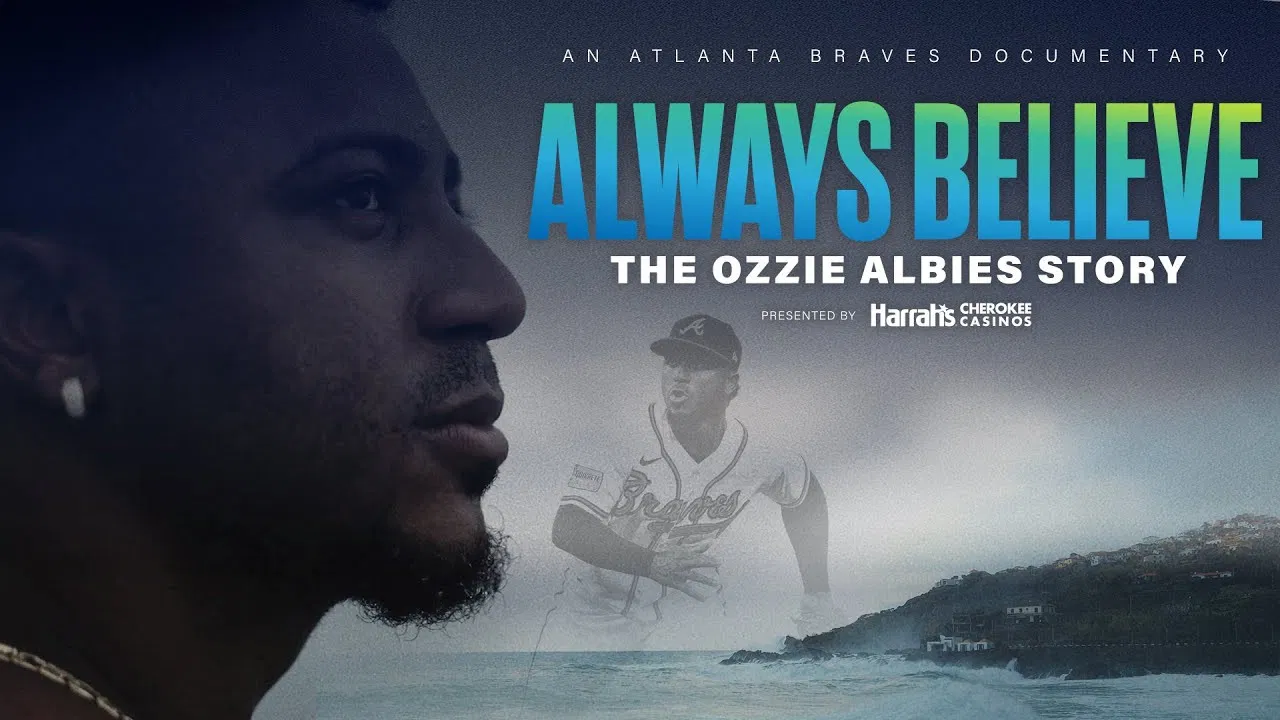 Always Believe: The Ozzie Albies Story backdrop