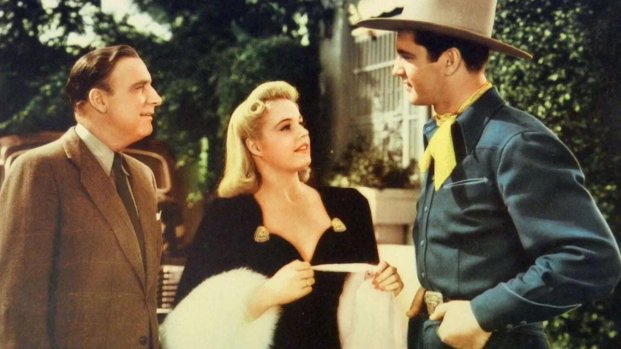 The Cowboy and the Blonde backdrop