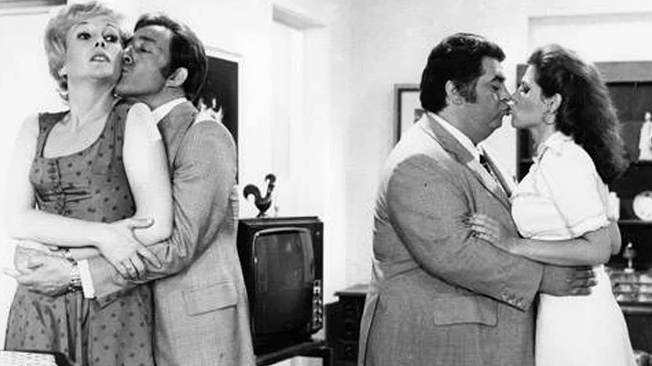 Maridos en vacaciones backdrop