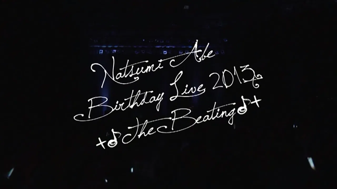 Abe Natsumi 2013 Winter Birthday Live +♪The Beating♪+ backdrop