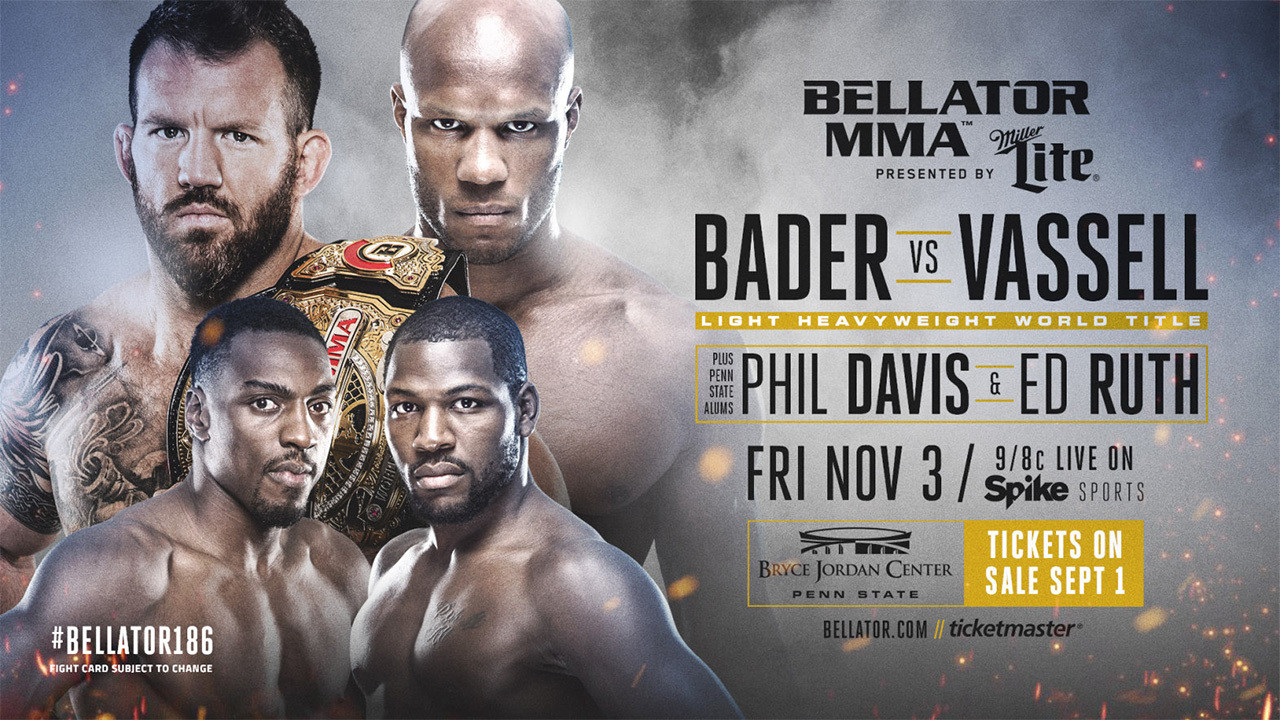 Bellator 186: Bader vs. Vassell backdrop