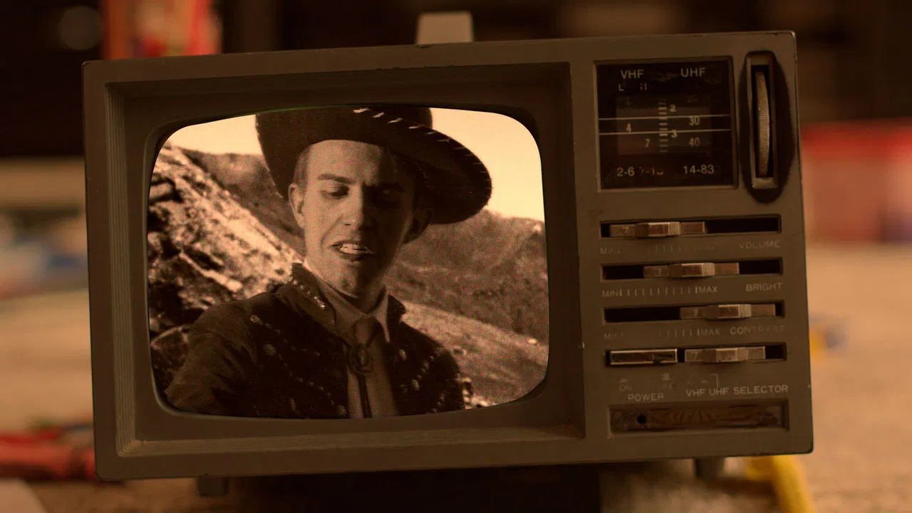 The Cowgirl, The Detective and The Cat backdrop