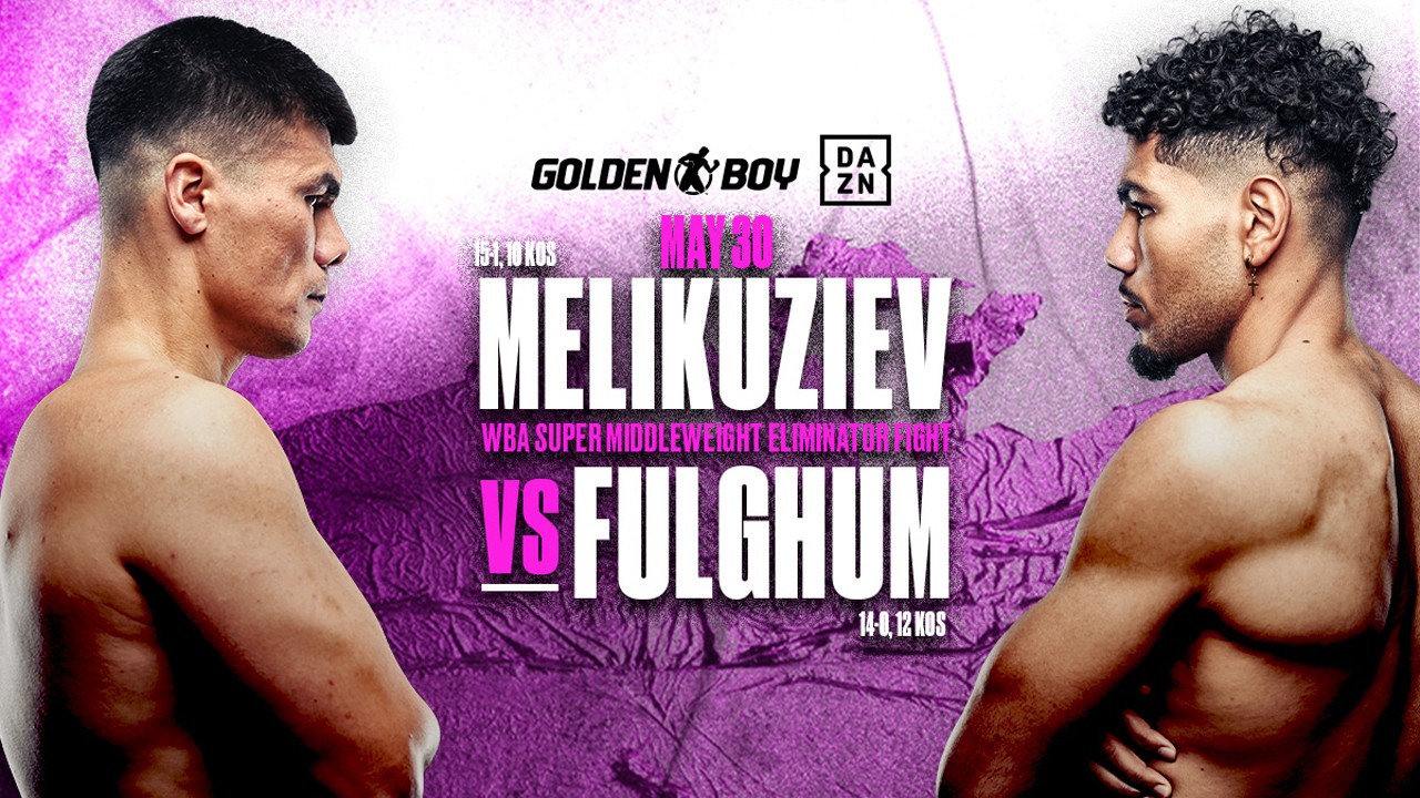 Bektemir Melikuziev vs. Darius Fulghum backdrop