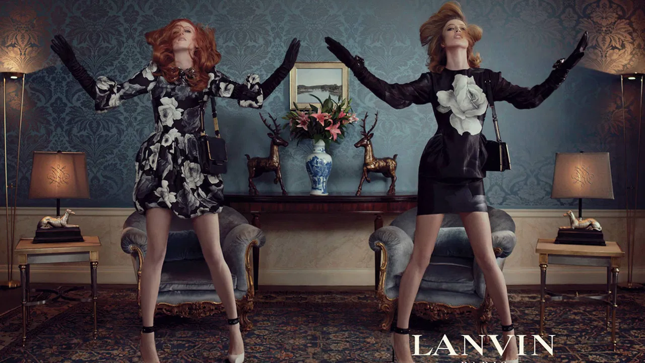 Lanvin Fall Campaign backdrop