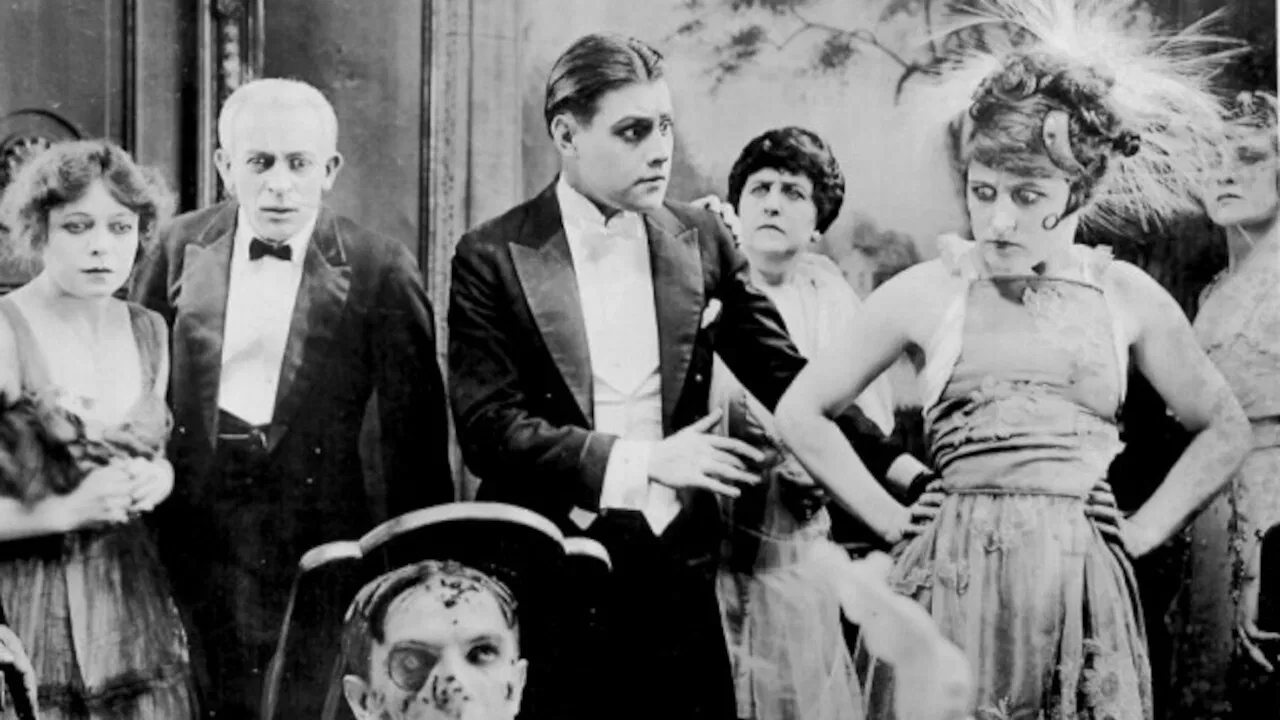 The Cabaret Girl backdrop