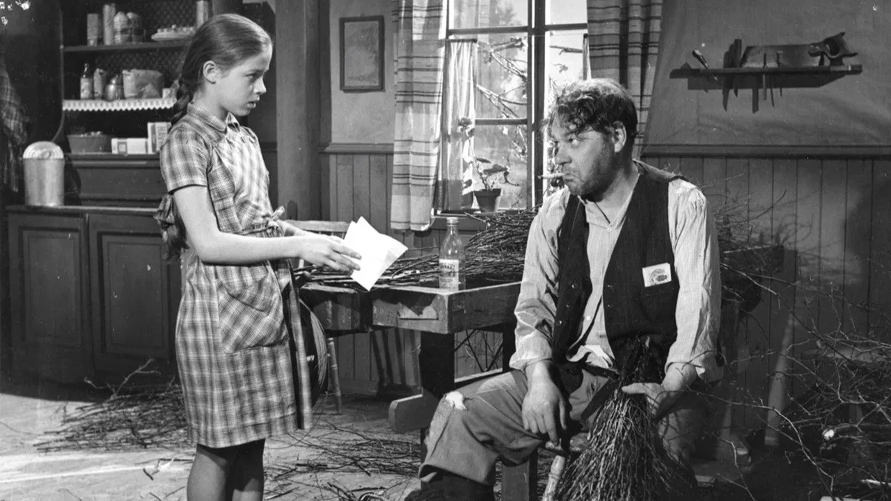 Pieni luutatyttö backdrop