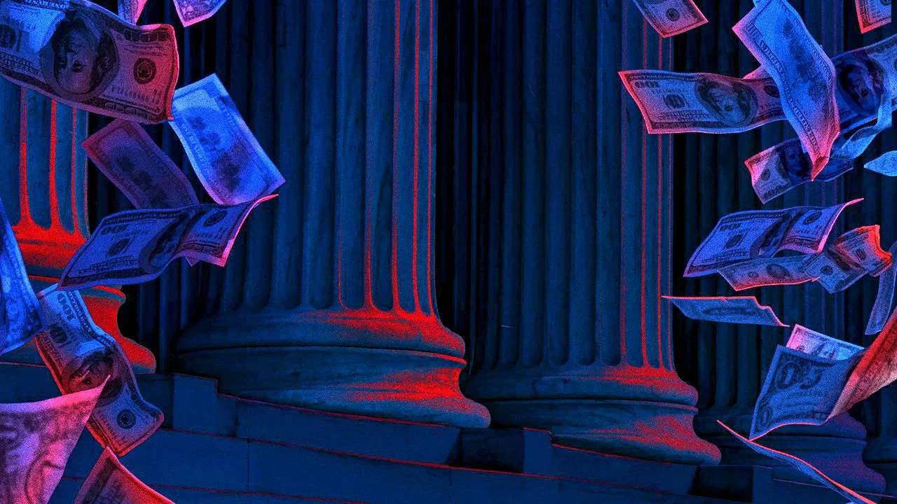 Blood & Money backdrop