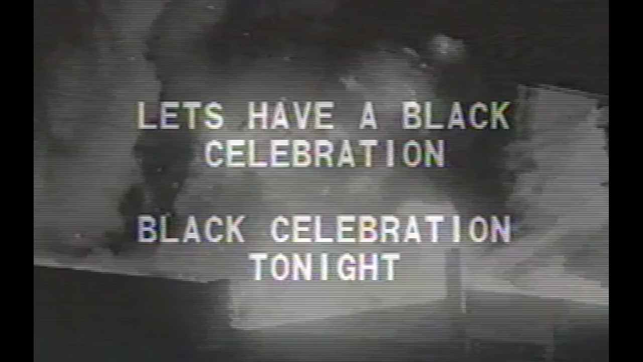 Black Celebration backdrop