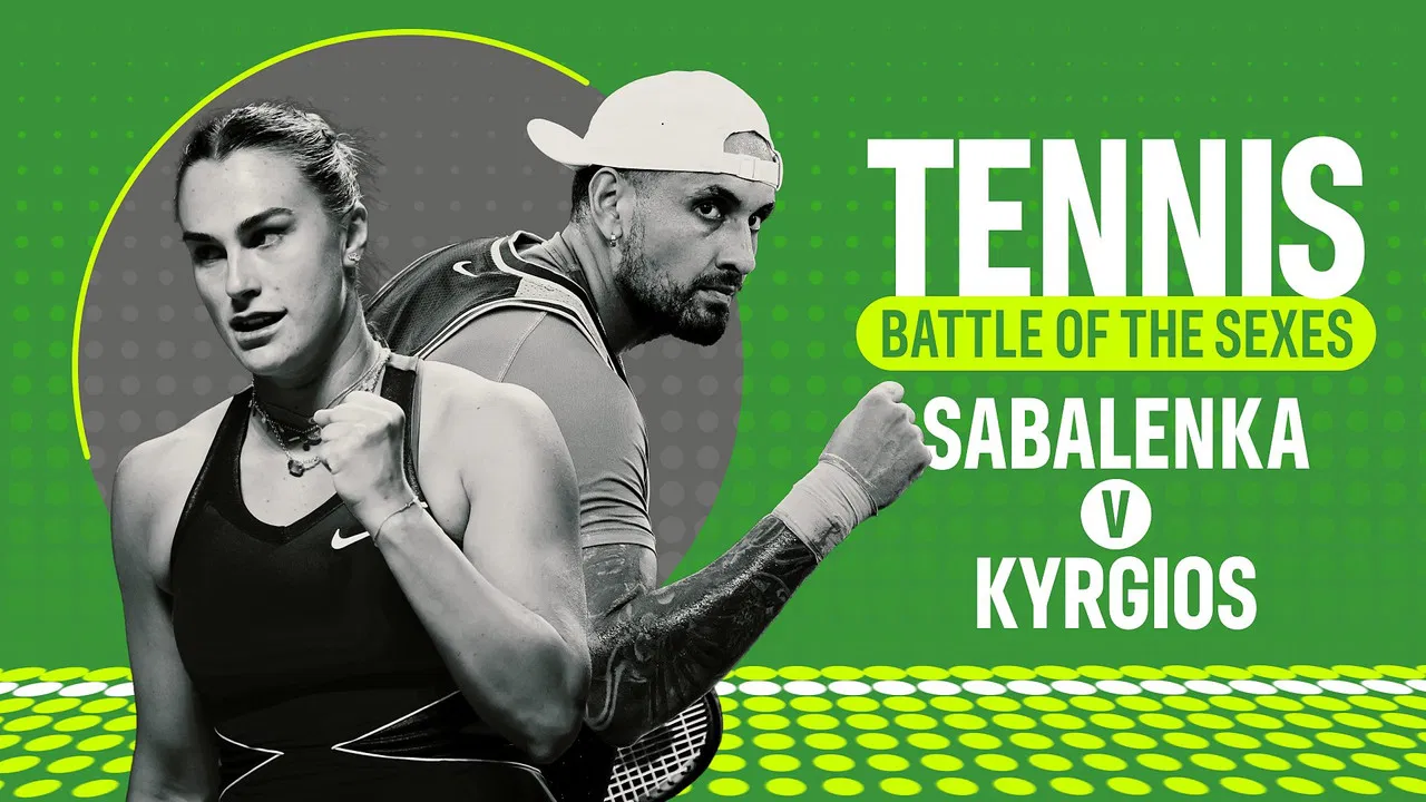 Battle of the Sexes - Sabalenka v Kyrgios backdrop