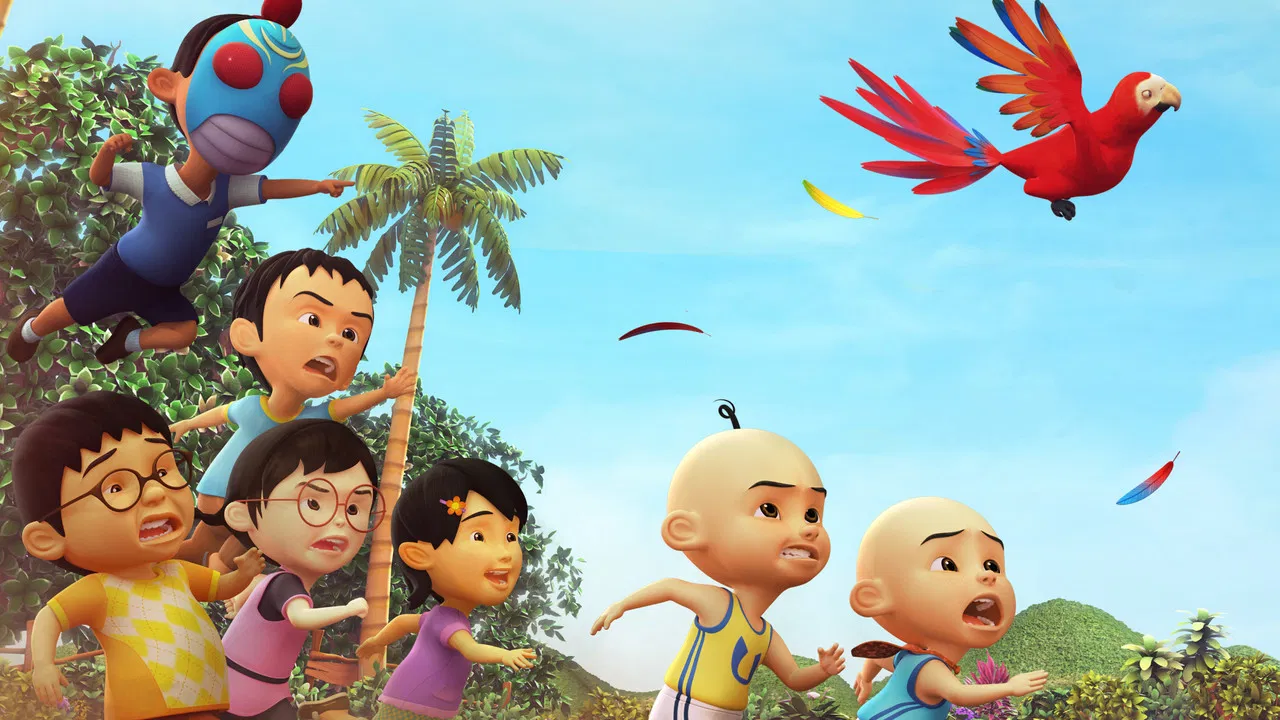 Upin & Ipin backdrop