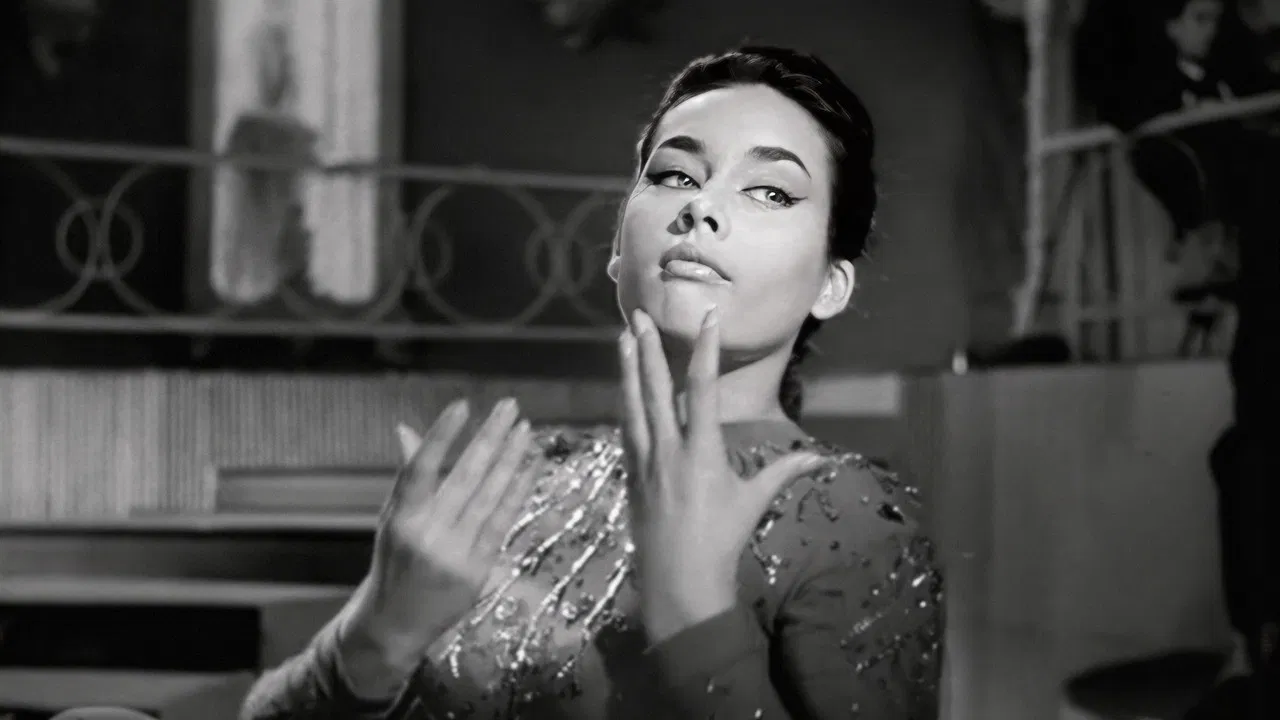 The Girl with the Cat Eyes backdrop