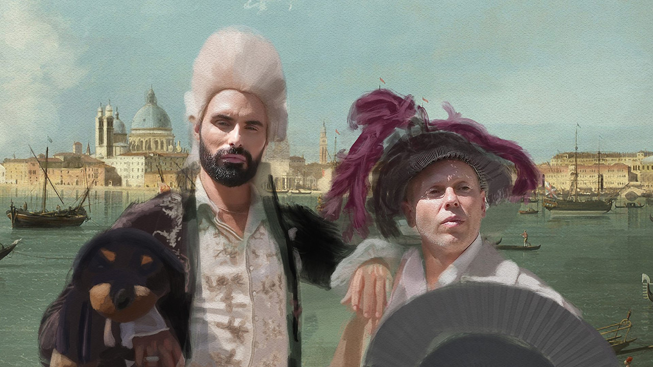 Rob and Rylan's Grand Tour backdrop