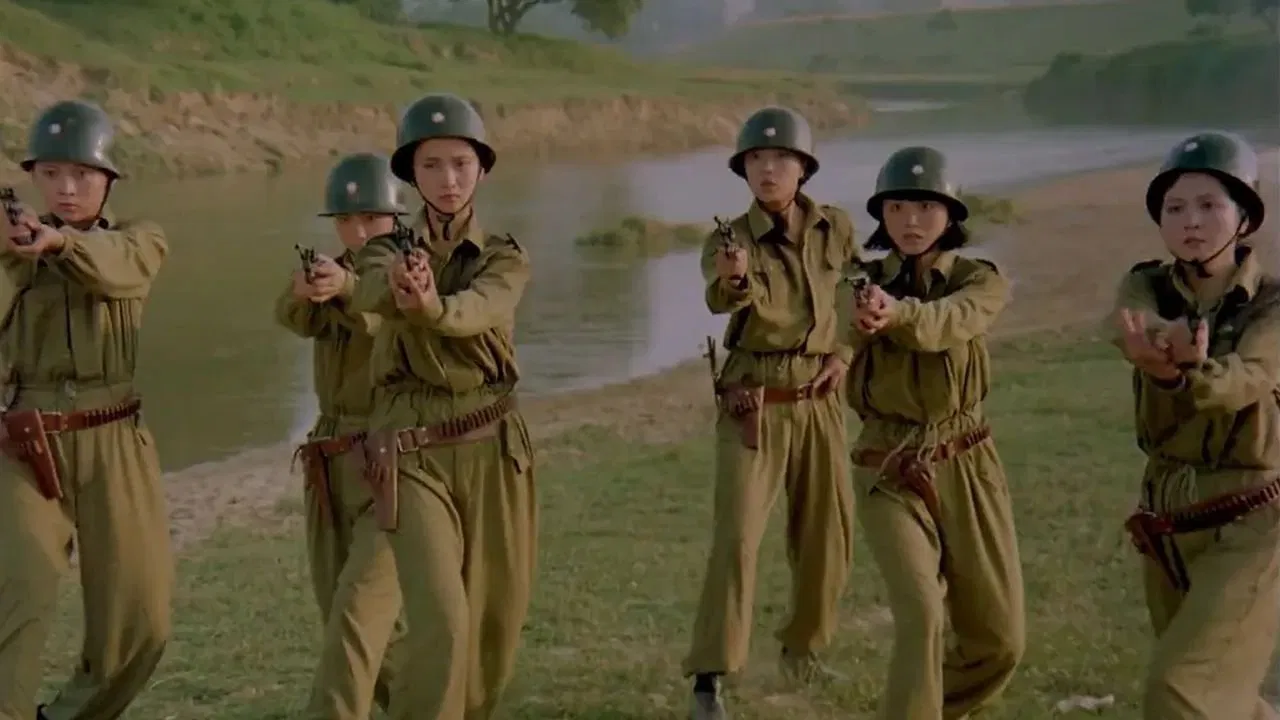 A Woman Commando backdrop