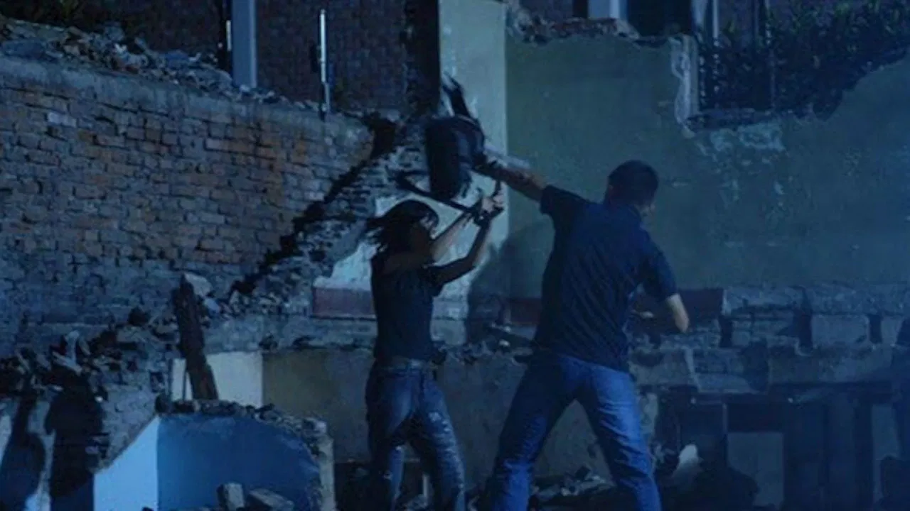 Kids in Shanghai backdrop