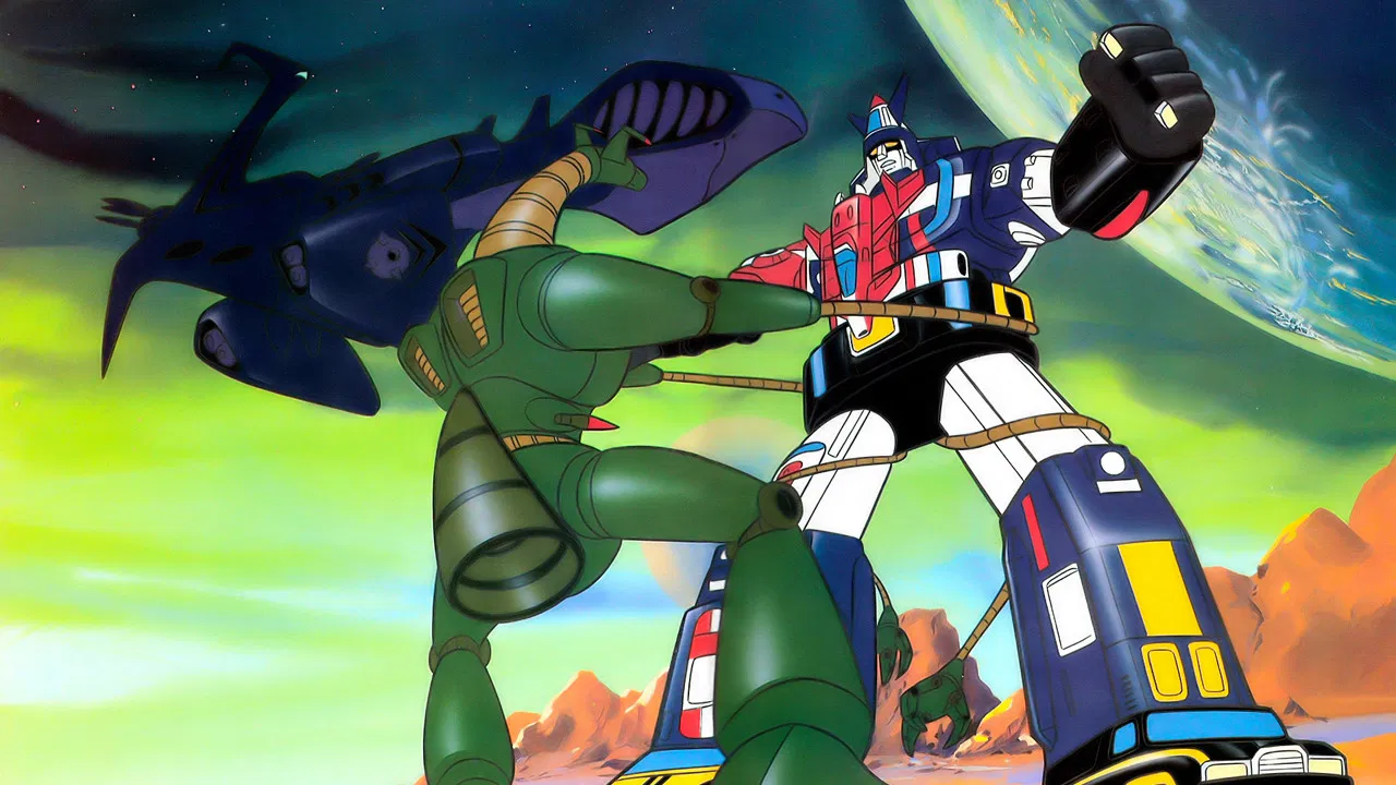 Armored Fleet Dairugger XV backdrop