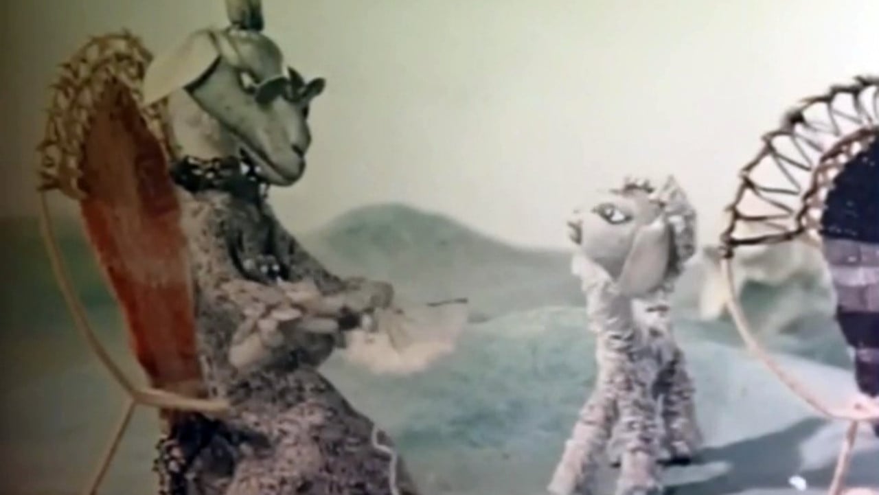 In the Land of Pink Goats backdrop