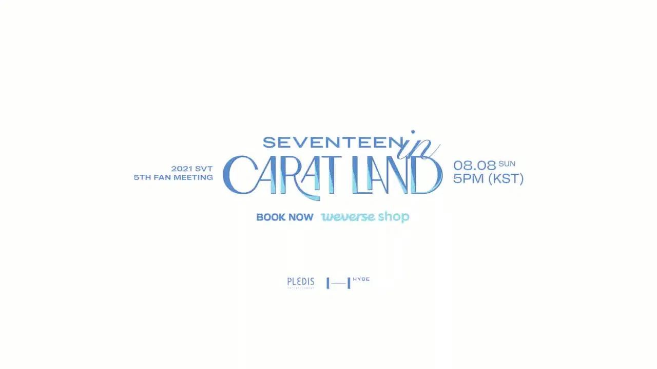 SEVENTEEN in CARAT LAND backdrop