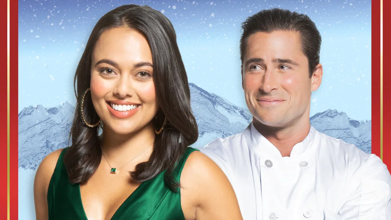 Christmas on the Slopes backdrop