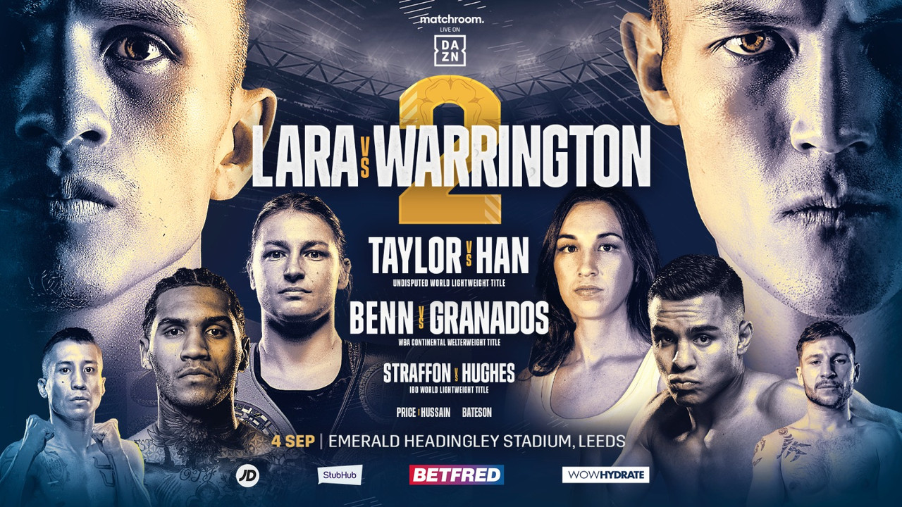 Mauricio Lara vs. Josh Warrington II backdrop