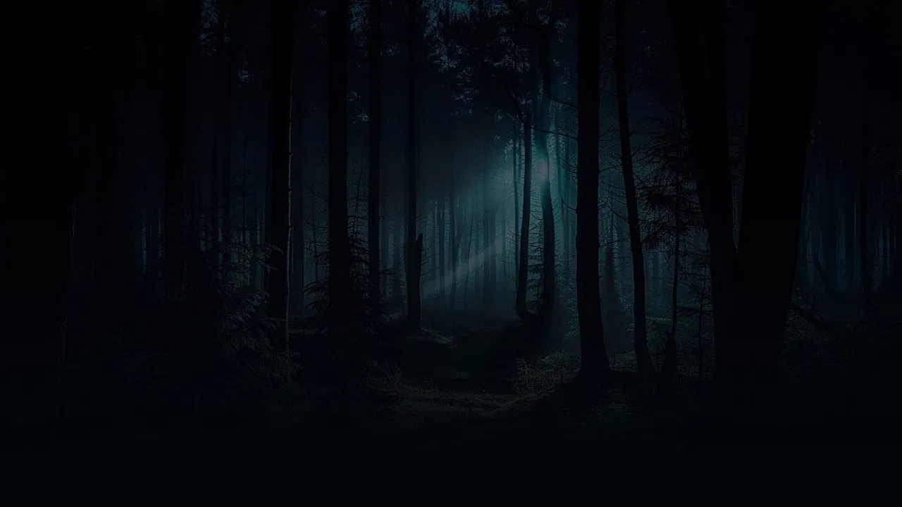 The Haunting Lodge backdrop