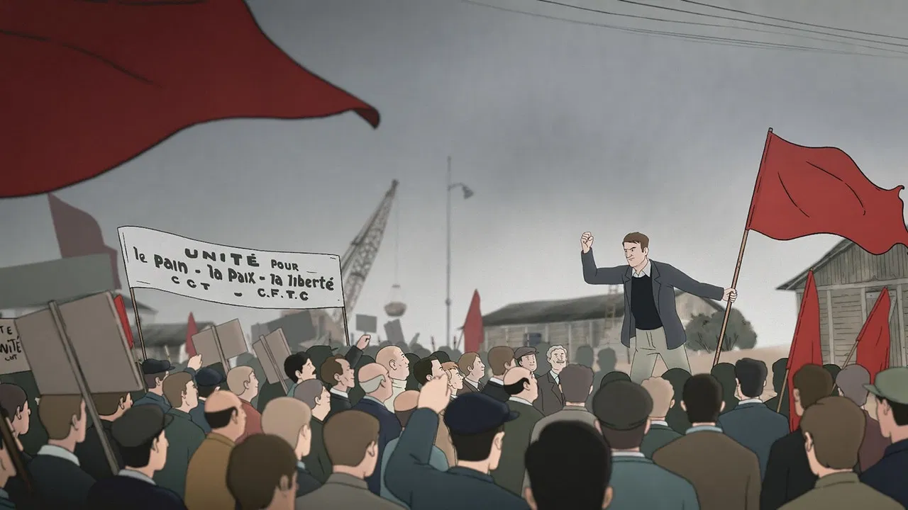 A Man is Dead backdrop